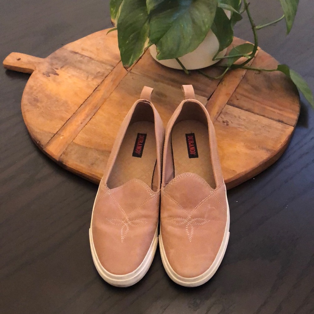 Tan loafers